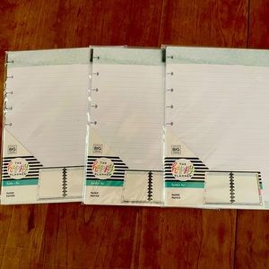 Happy Planner Classic Filler Paper - 3 packs of 40 - brand new